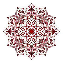 Intricate Hand-Drawn Mandala Pattern – Boho Style Floral Circular Ornament for Coloring, Yoga, Meditation, and Decor.