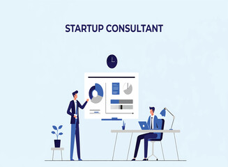 Startup Consultant Guiding New Businesses to Success