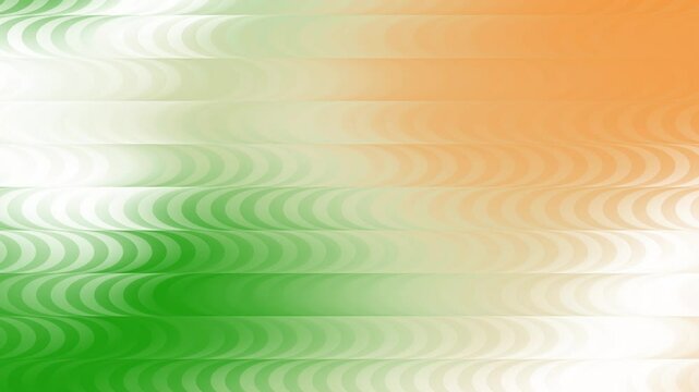beautiful design with smoothly moving indian national flag colour background. smooth gradient colours for indian national holidays.