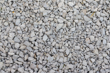 Light Gray Rock Gravel Close-Up
