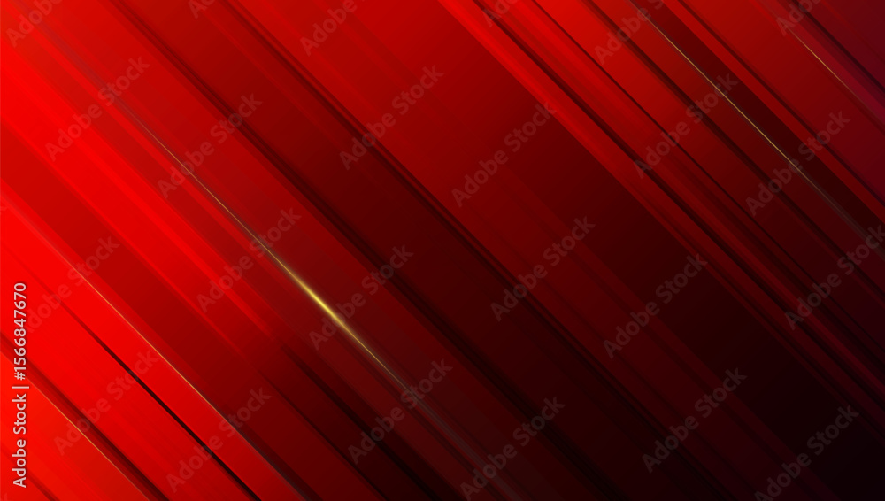 Aufkleber dynamic red diagonal streaks flow across a dark background, creating a sleek motion effect with a mo