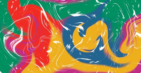 Artistic textured background with diverse colors