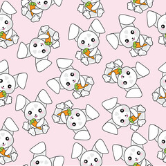 Obraz premium Rabbit Design Pattern