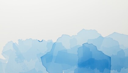 Soft Blue Watercolor Background for Abstract Design Projects