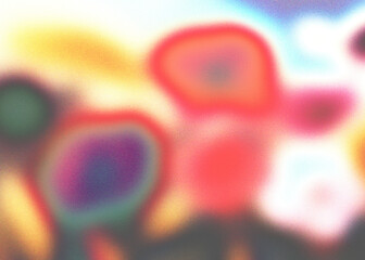 Abstract soft focus colorful gradient with grainy texture background