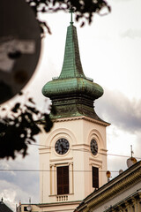 bell tower of the church