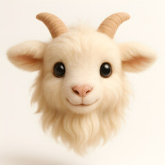 Sweet Goat with Horns Icon