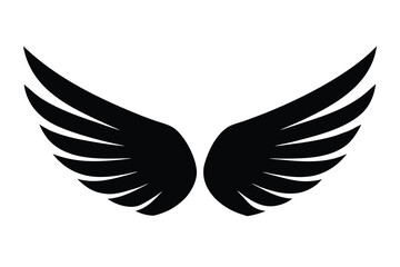 Wings icons set