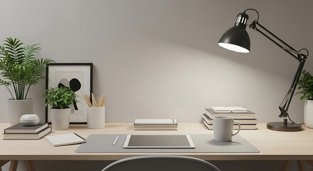 Modern Minimalist Home Office Desk Setup Clean Workspace Inspiration