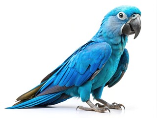 Obraz premium Aluminum Step Ladder with Five Steps Isolated on a White Background