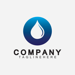 Water Logo Letter O Icon Design, Letter O Water Logo Design Template, Emblem, Design Concept, Creative Symbol