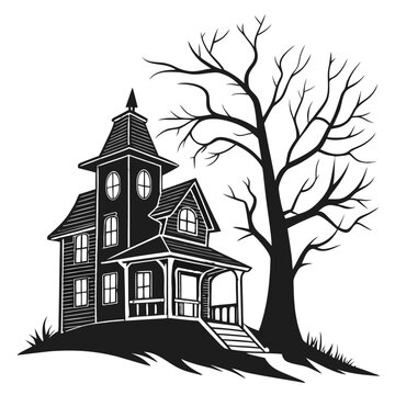 house in the forest hellowin