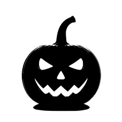 Spooky Glowing Halloween Jack o Lantern Pumpkin Face with Scary Eyes and Mouth