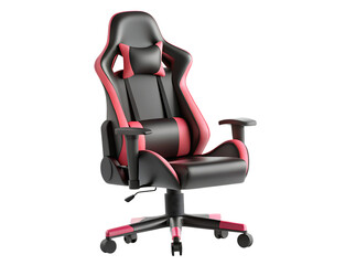 a gaming chair isolated on white background PNG, AI GENERATED
