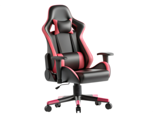 a gaming chair isolated on white background PNG, AI GENERATED