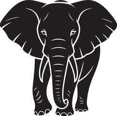 Walking Elephant with Raised Trunk Silhouette

Mother and Baby Elephant Vector Scene

Decorated Indian Elephant Silhouette Design

Elephant in Savannah Vector Art

Elephant Herd Silhouette at Sunset