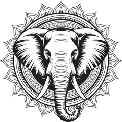 Walking Elephant with Raised Trunk Silhouette

Mother and Baby Elephant Vector Scene

Decorated Indian Elephant Silhouette Design

Elephant in Savannah Vector Art

Elephant Herd Silhouette at Sunset