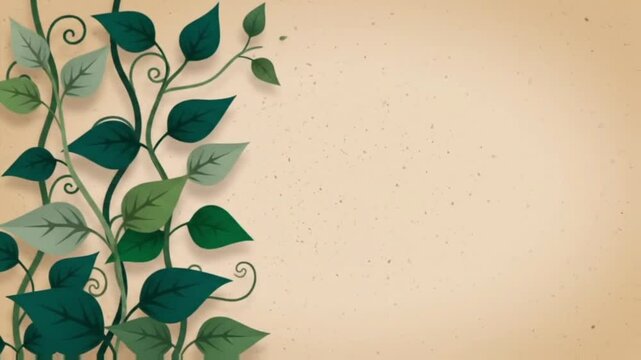 Plants growing on the wall 