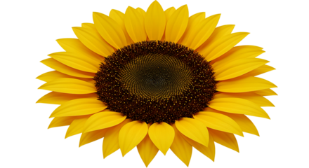 This striking image features a radiant yellow sunflower with a detailed center against a black backdrop.