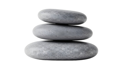 Stacked stones on black background