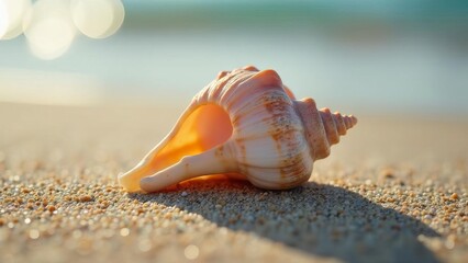 Beautiful seashell by the sea.