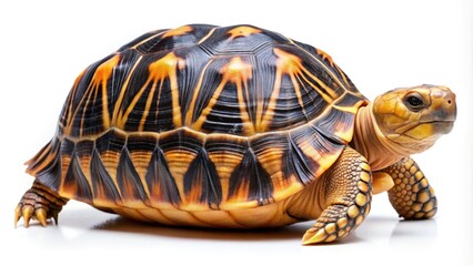 Obraz premium Detailed close up of a beautiful hoopoe bird on a white background