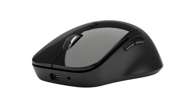 Wireless computer mouse studio photography