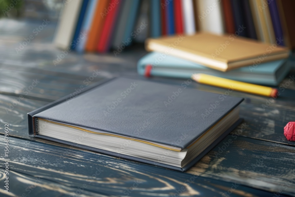 Aufkleber high definition image of a book with a back to school written on it