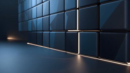 Blueprint Glow – Minimal Tech Depth for Focus