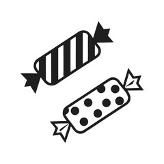 Striped and dotted candies candy sweet