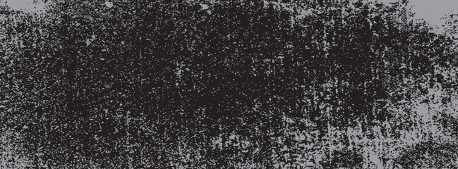 Grunge distressed texture with rough black speckles and scratches on gray background. Ideal for vintage, punk, urban, or gritty design projects