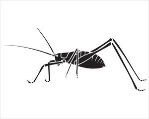 Grasshopper Silhouette Icon