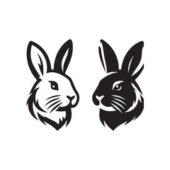 rabbit vector logo