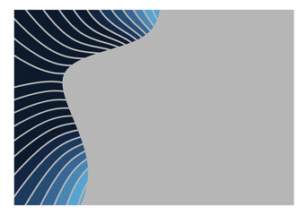 Modern abstract background with elegant blue and white line waves, creating a dynamic and futuristic impression.