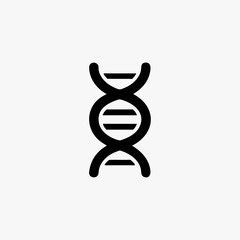 DNA helix icon vector Illustration design fully editable resizable