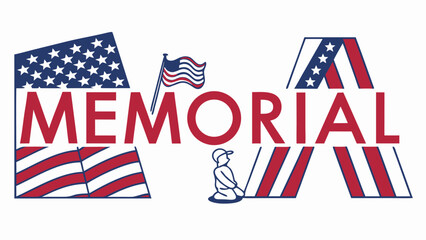 american flag, patriotic, memorial day, 3d text, stars and stripes, usa, memorial, waving flag, national holiday, patriotic symbol
