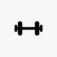 Dumbbell icon vector design template simple and clean stock illustration fully editable