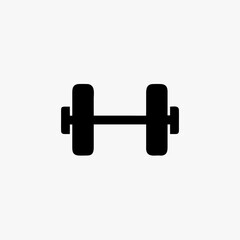 Dumbbell icon vector design template simple and clean stock illustration fully editable