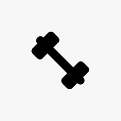 Dumbbell icon vector design template simple and clean stock illustration fully editable