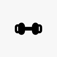 Dumbbell icon vector design template simple and clean stock illustration fully editable