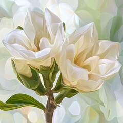 Obraz premium Adenium abstract 0258