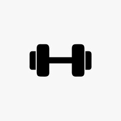 Dumbbell icon vector design template simple and clean stock illustration fully editable