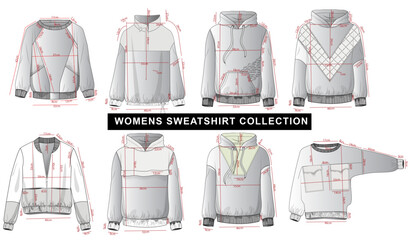 womens sweatshirt collection