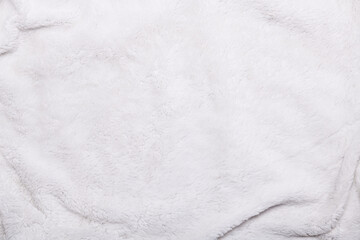 Cozy and soft white blanket perfect for warm nights and relaxation