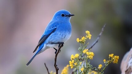 blue tit on a branch