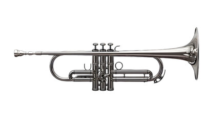 Obraz premium trumpet isolated on white background