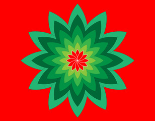 Nice art. this is a flower.
