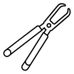 kitchen knife isolated on white