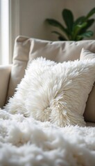 Plush White Feather Cushions Luxurious Comfort and Style for Bedroom, Sofa, or Chair