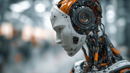 Fototapeta premium The Future is Automated - Artificial Intelligence in Action